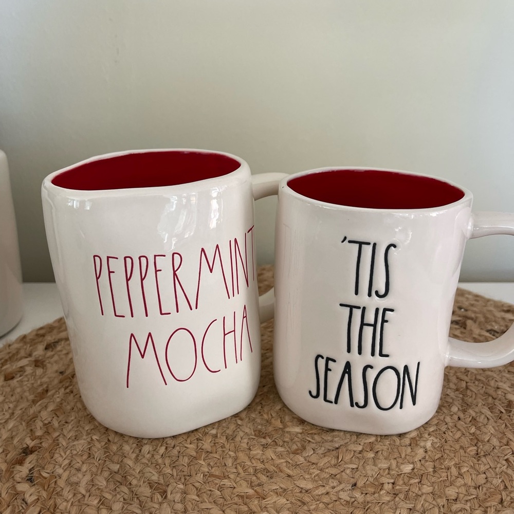 Rae Dunn Christmas Bundle mugs
